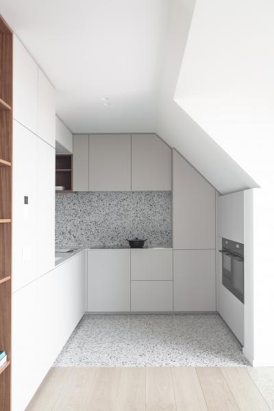 nieuwpoort studio appartement maatwerk interieur schrijnwerker diksmuide architectenatelier vyvey&partners