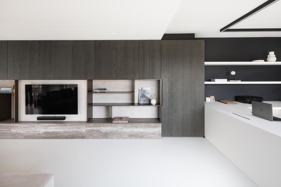 waeles interieur high-end puur maatwerk diksmuide meubilair fineer eik