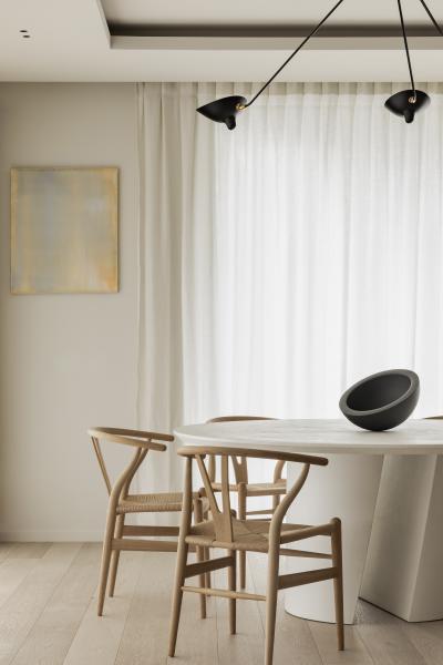 marmer eik fineer steel look inrichting appartement gewolkt glas structuurglas figuurglas keramiek