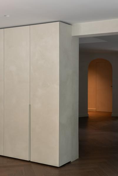 donkere eik fineer, schilderstechniek